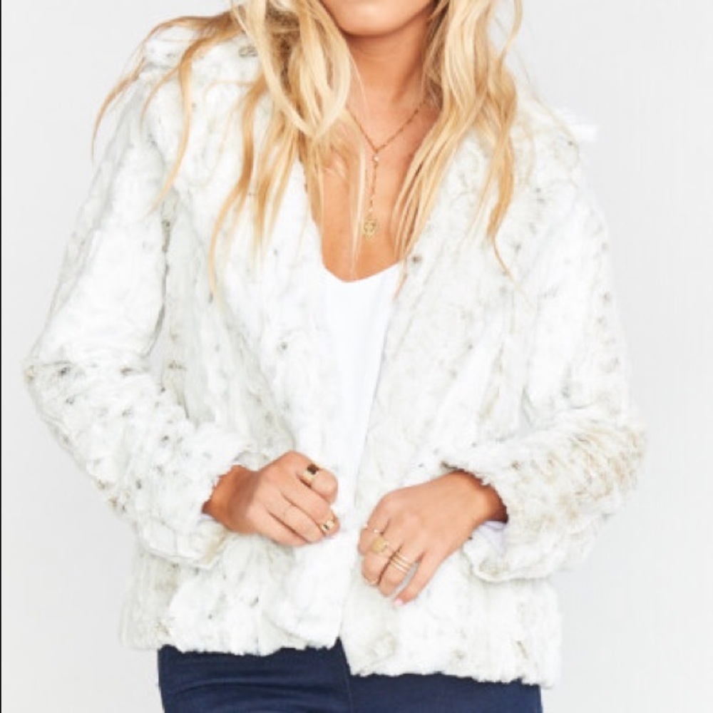 Show Me Your Mumu Fischer Fur Jacket, Small